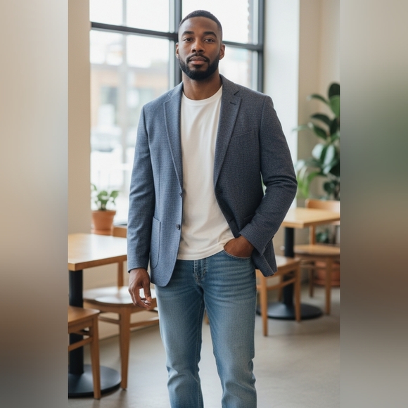 Brooks Brothers Classic Navy Blazer 46L